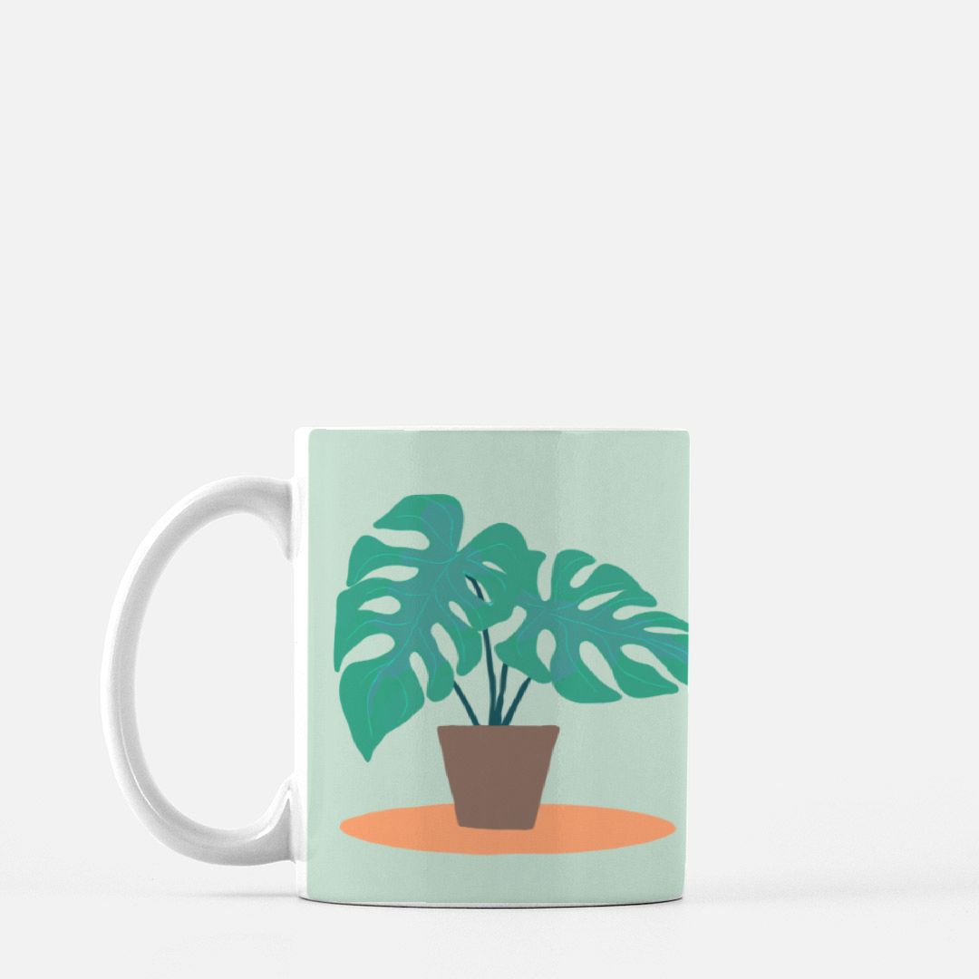 Monstera Mug -11oz